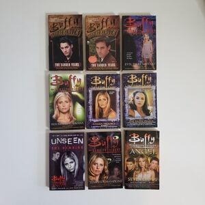 Lot 9 Buffy The Vampire Slayer & Angel Pocket Books Novel Paperback Great Cond.